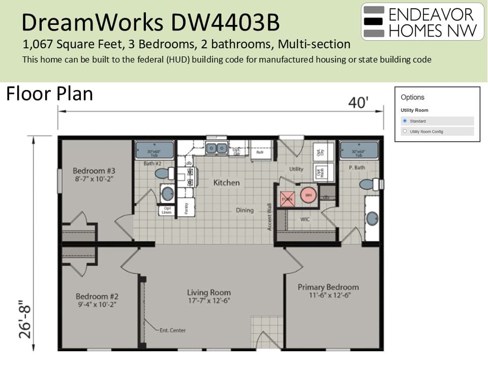 DreamWorks 1067 floor plan