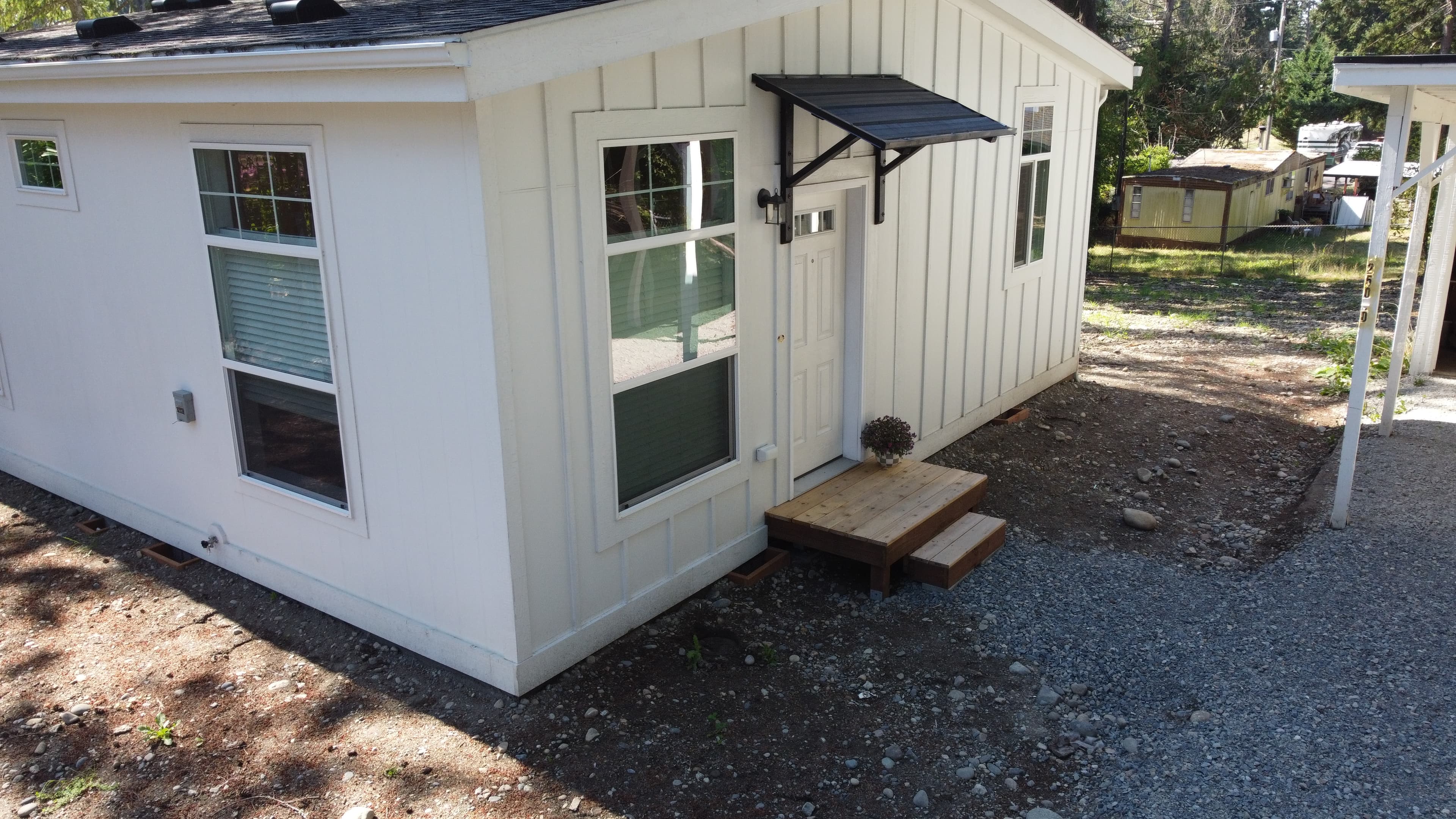 The front doorstep