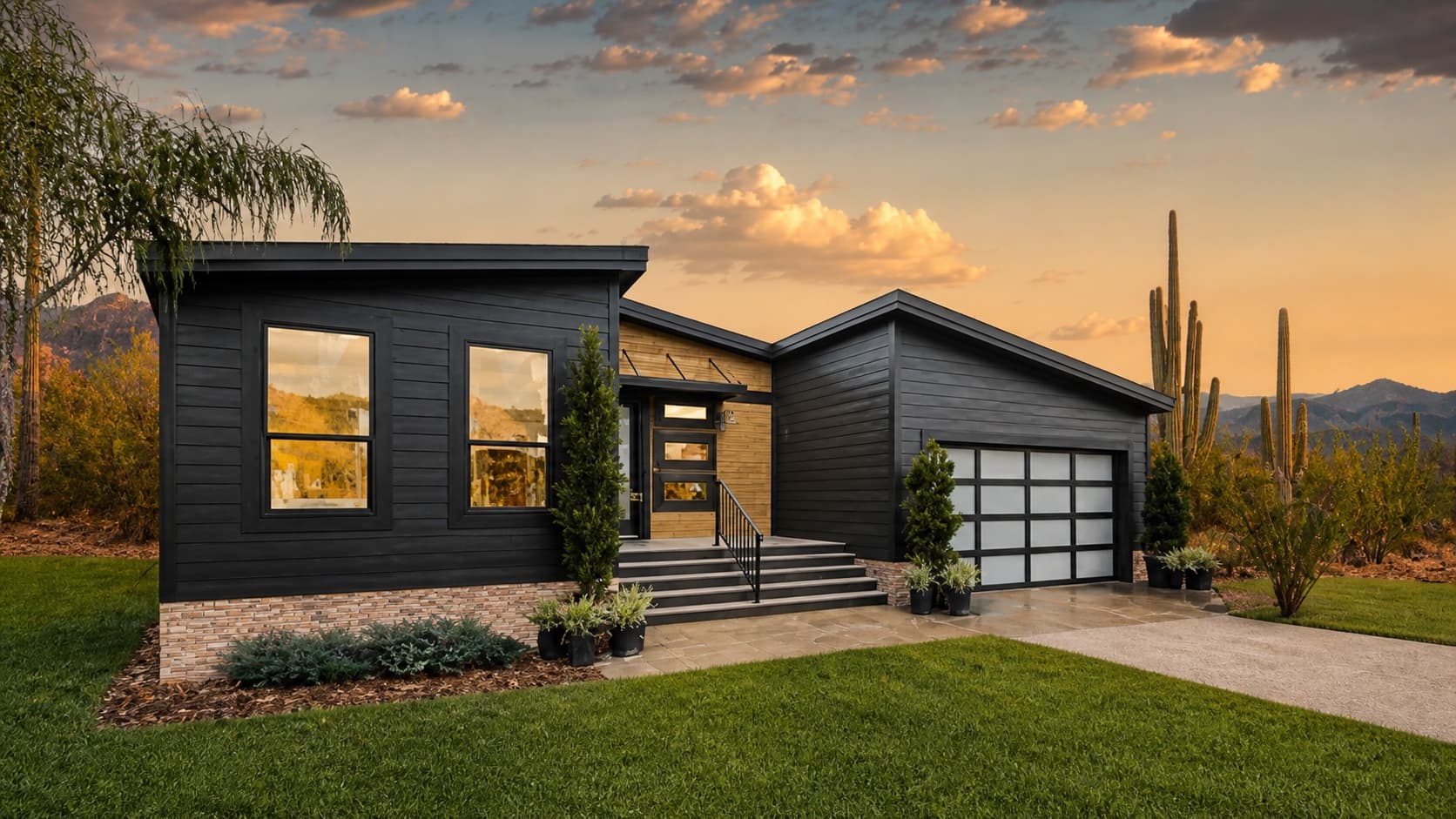 Mammoth factory-built home exterior